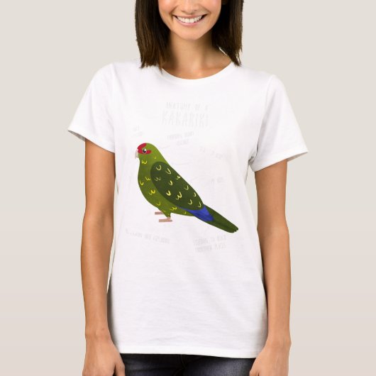Kakariki Anatomy T-shirt (Voorkant)
