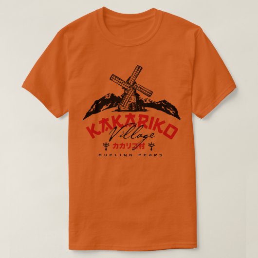 Kakariko Village T-shirt (Design voorkant)