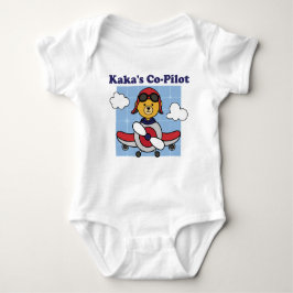 Kaka's Co-Piloot - Cute Vliegtuig Romper