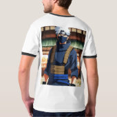 Kakashi Hatake: Stil Guardian-T-shirt T-shirt (Achterkant)