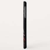 Kakashi's Fierce Resolve: Dynamische Ninja Case-Mate iPhone Case (Achterkant/links)