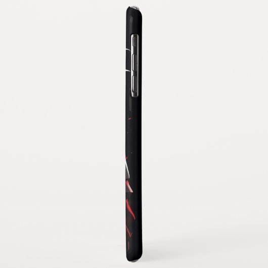 Kakashi's Fierce Resolve: Dynamische Ninja Case-Mate iPhone Case (Achterkant/links)