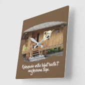 Kakayanin natin lahat basta't magkasama tayo vierkante klok (Hoek)