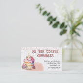 kake en Faux Glitter Bakery Visitekaartje (Staand voorkant)