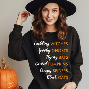 Kakelende Heksen Griezelige Sfeer Halloween Schatt T-shirt