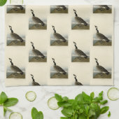 Kakelgans van Audubon's Birds of America Theedoek (Gevouwen)