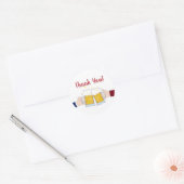 kaken, bier, bier dank je stickers (Envelop)