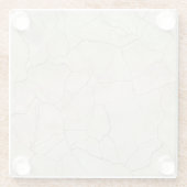 Kaken op beige gestructureerde achtergrond glazen onderzetter (Achterkant)