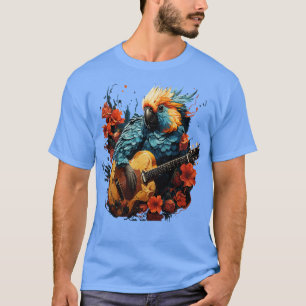 Kaketoe die Gitaar spelen T-shirt