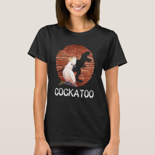 Kaketoe dinosaurus papegaai kaketoes vogel t-shirt