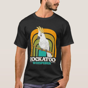 Kaketoe fluisteraar kaketoes fluisteraar papegaai  t-shirt