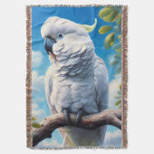 Kaketoe kunst deken (Voorkant Verticaal)