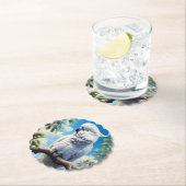 Kaketoe kunst kartonnen onderzetters (Insitu)