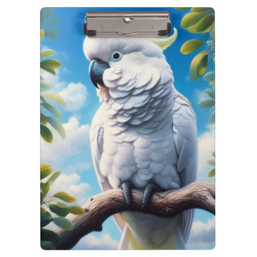 Kaketoe kunst klembord (Voorkant)