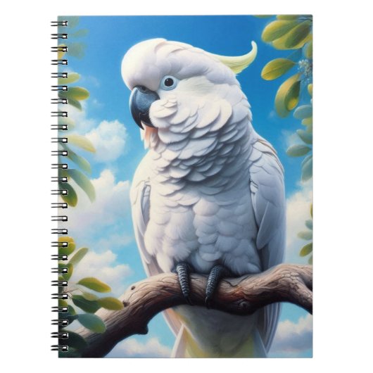 Kaketoe kunst notitieboek (Voorkant)