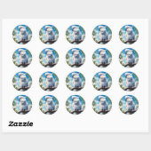 Kaketoe kunst ronde sticker (Vel)