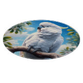 Kaketoe kunst snijplank (Hoek)