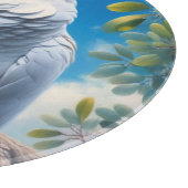 Kaketoe kunst snijplank (Hoek)