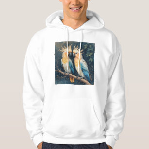 kaketoe-papegaaienpaar hoodie