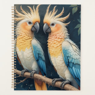 kaketoe-papegaaienpaar planner