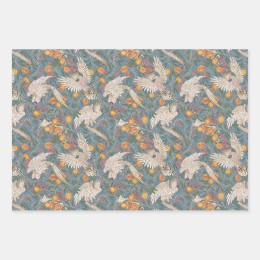  kaketoe tuin inpakpapier vel (Voorkant 2)