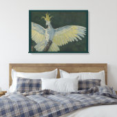 Kaketoe Uitgerekte Canvas Print (Insitu (Slaapkamer))