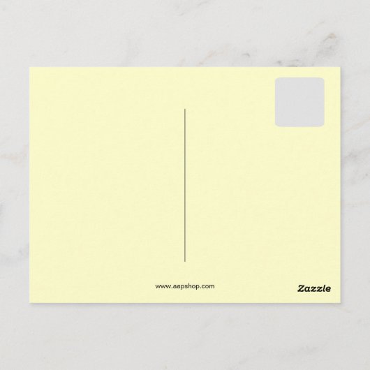  kaketoe vriend verjaardag foto briefkaart (Achterkant)