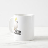 Kaketoegeluids machine koffiemok (Voorkant links)