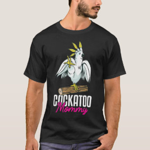Kaketoen Papegaai Mama Moeders Moppig T-shirt