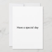 Kaketoes op verjaardagstaartballonnen kaart (Achterkant)