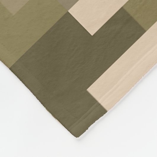 Kaki Digitale Camouflage Fleece Deken (Hoek)