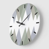 Kaki driehoeken grote klok (Hoek)