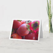 Kaki Fruit Kaart (Voorkant)