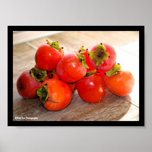 Kaki Fruit Poster (Voorkant)