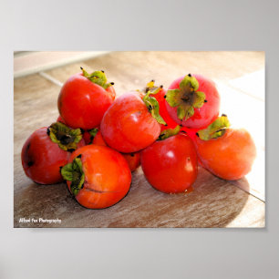 Kaki Fruit Poster