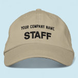 Kaki Geborduurd Personeel Pet Custom Baseball Pet<br><div class="desc">Personaliseer deze khaki Alternative Apparel geborduurd pet eenvoudig met je eigen aangepaste tekst. U kunt het ook aanpassen met uw logo of ander afbeelding. Deze chino twill pet stijl is 100% katoen. De "Flexfit Wool Pet" stijl heeft mogelijkheden om uw borduurwerk aan de zijkanten en achterkant toe te voegen. Verstelbare...</div>