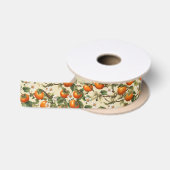 Kaki Patroon Satijnen Lint (Spoel)