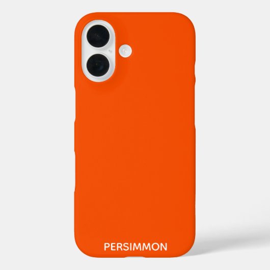 Kaki rode kleur naam Case-Mate iPhone case (Achterkant)