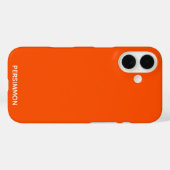 Kaki rode kleur naam Case-Mate iPhone case (Achterkant (horizontaal))
