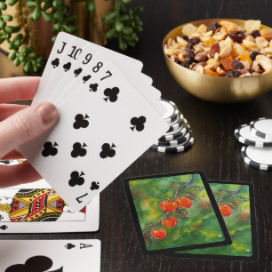 Kakis in de oktobernevel door Alfred Fox Pokerkaarten