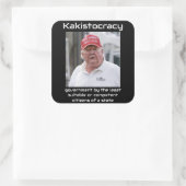 Kakistocratie Sticker (Tas)