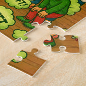 Kakkende Familie Kerstfeest Legpuzzel (Zijkant)