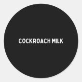 Kakkerlak Melkvoeding Ronde Sticker (Voorkant)