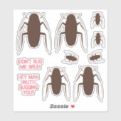 Kakkerlakken insecten insecten insecten insecten g sticker (Vel)