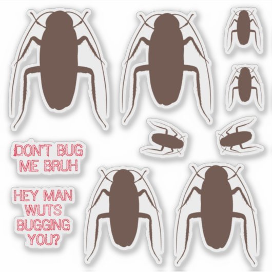 Kakkerlakken insecten insecten insecten insecten g sticker (Voorkant)
