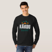 Kakou Hawaiian Aloha Language Gezegde Souvenir Tro T-shirt (Voorkant volledig)