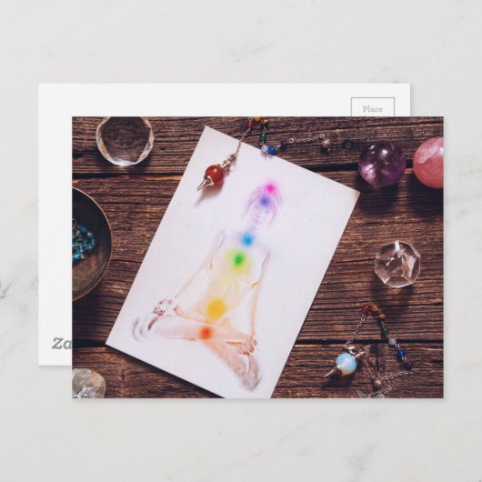 kakras en evenwicht briefkaart (Voorkant / Achterkant)