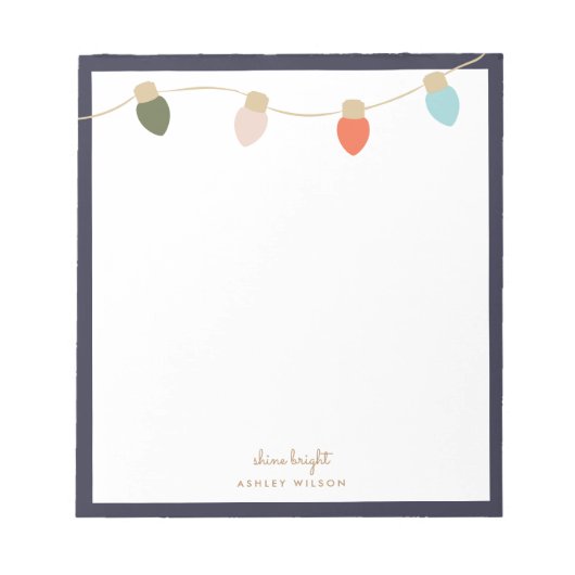 Kaktovik String Lights Notitieblok (Voorkant)