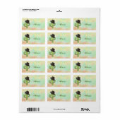Kaktus mit Hut Etiket (Full Sheet)
