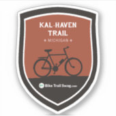 Kal-Haven Trail Sticker (Voorkant)
